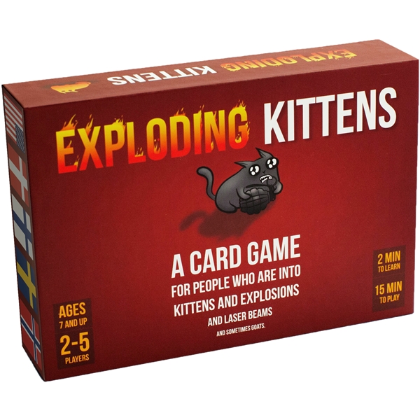 Exploding Kittens Nordic Original Ed (Bilde 1 av 3)
