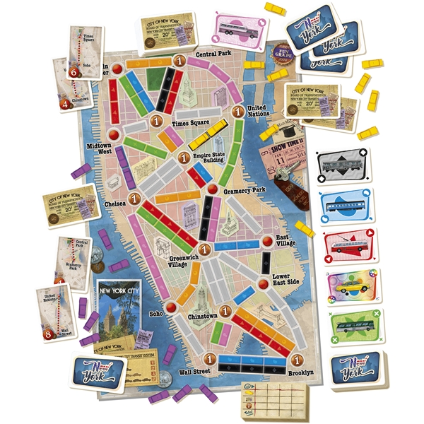 Ticket To Ride New York Nordic (Bilde 2 av 2)