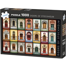 Puslespill 1000 Pieces Doors of Stockholm