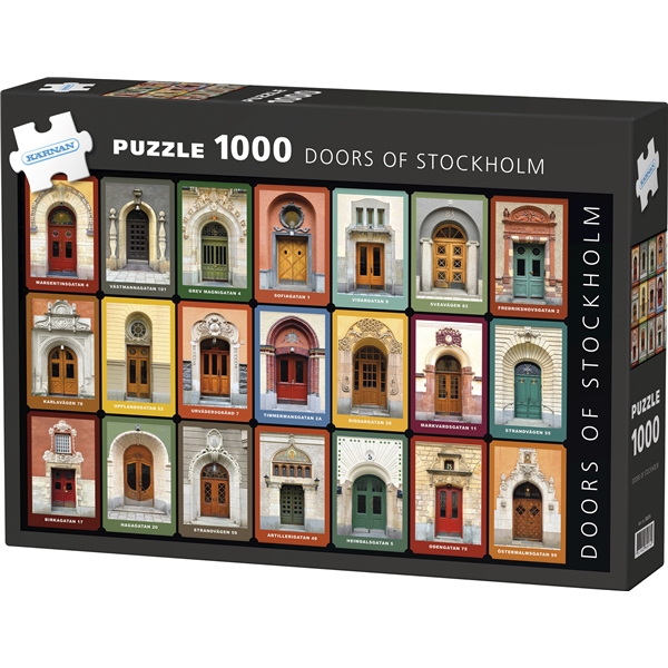 Puslespill 1000 Pieces Doors of Stockholm (Bilde 1 av 2)