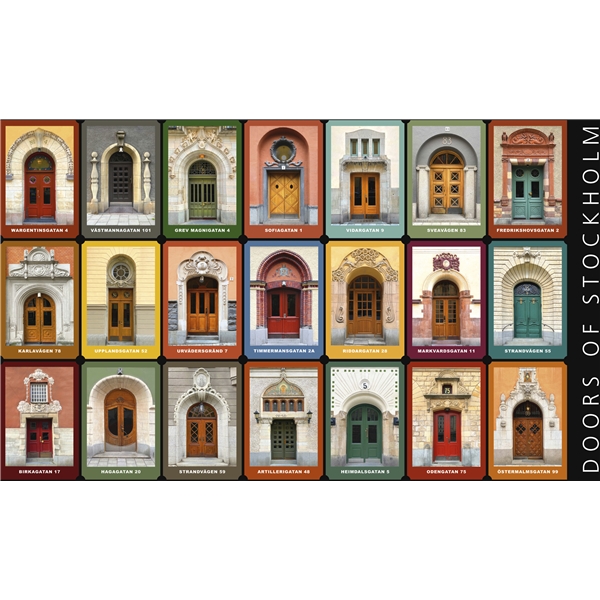 Puslespill 1000 Pieces Doors of Stockholm (Bilde 2 av 2)