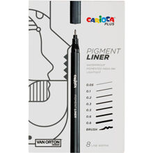 Carioca Plus Pigmentliner 8-Pakke