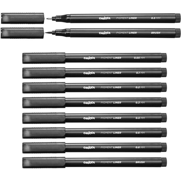 Carioca Plus Pigmentliner 8-Pakke (Bilde 2 av 3)
