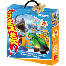 Tre-puslespill 30 biter Hot Wheels