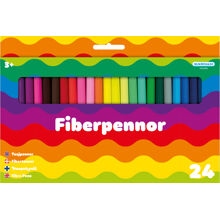 Fiberpenner 24-pakning
