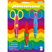 Mønstersakser 3 stk