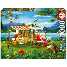 Educa Puslespill 1000 Biter Campingferie
