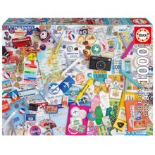 Educa Puslespill 1000 Biter Travel Collage