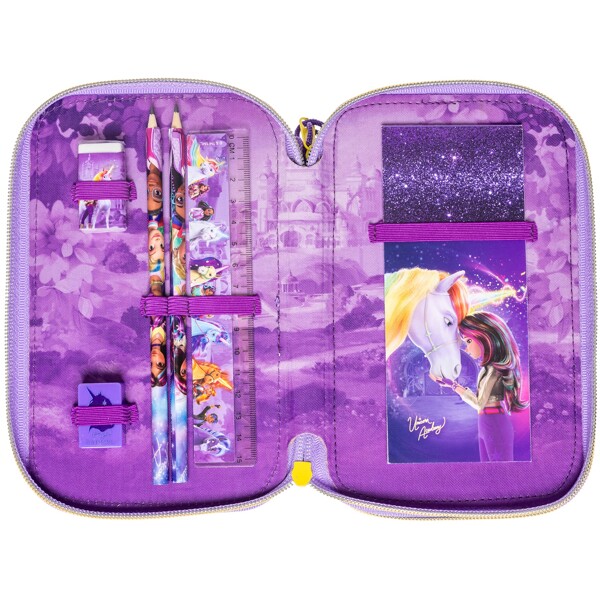 Unicorn Academy Fylt Dobbelt Pennal (Bilde 2 av 4)
