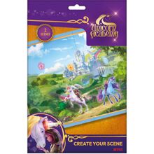 Unicorn Academy Klistremerkesett: Lag din scene