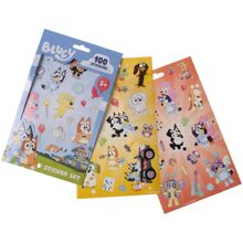 Bluey 100 klistremerker