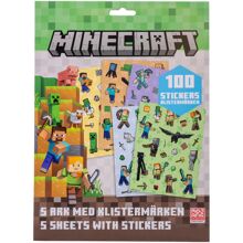 Minecraft 100 stk Klistremerker