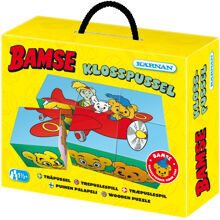 Kloss-puslespill i Tre 6 Biter Bamse