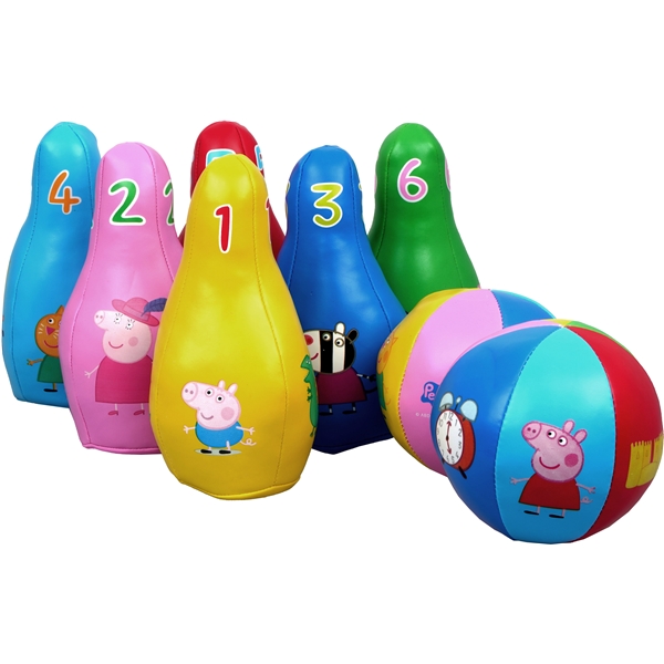 Peppa Gris Mykt Bowlingsett (Bilde 1 av 3)