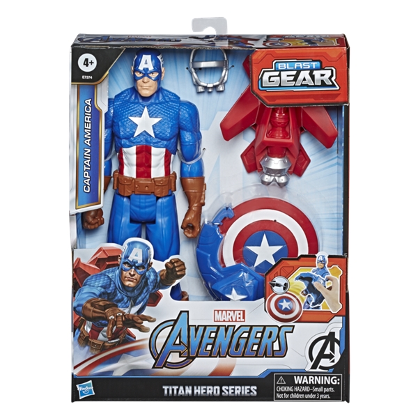 Avengers Titan Hero Blast Gear Captain America (Bilde 3 av 3)