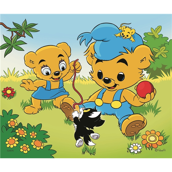 Eskepuslespill Bamse 6 biter (Bilde 2 av 2)