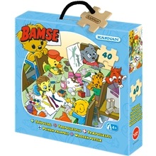 Eskepuslespill 40 biter Bamse