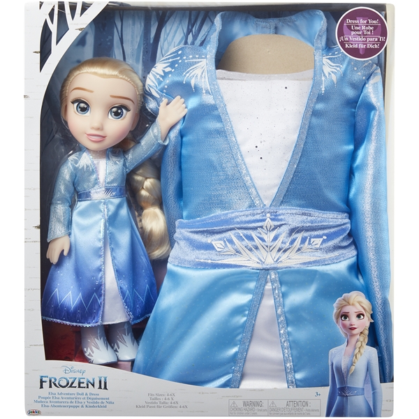 Frozen 2 Toddler Doll Elsa + Kjole (Bilde 1 av 2)