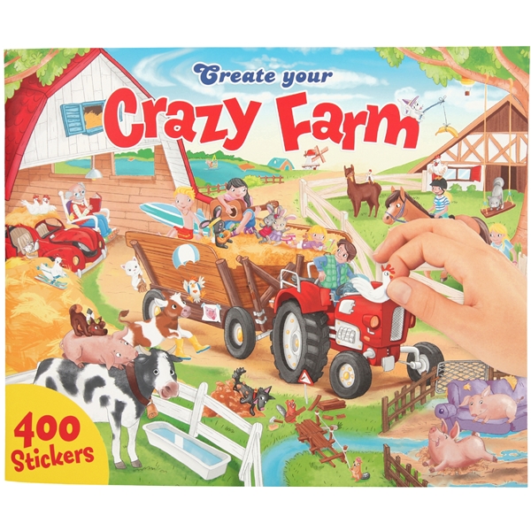 Creative Studio Crazy Farm Håndverksbok (Bilde 1 av 2)