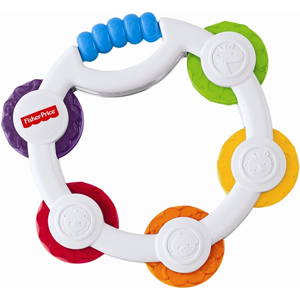 Fisher Price Tamburin, Rasle (Bilde 1 av 2)