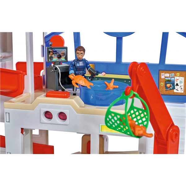 Brannmann Sam Sea Rescue Station med figur (Bilde 5 av 8)