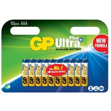 GP Batteries Ultra Plus AAA, 10-pack