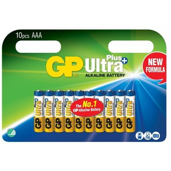 GP Batteries Ultra Plus AAA, 10-pack (Bilde 1 av 2)