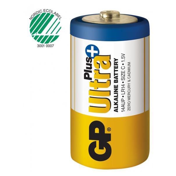 GP Batteries Ultra Plus LR14, 2-pack (Bilde 2 av 2)
