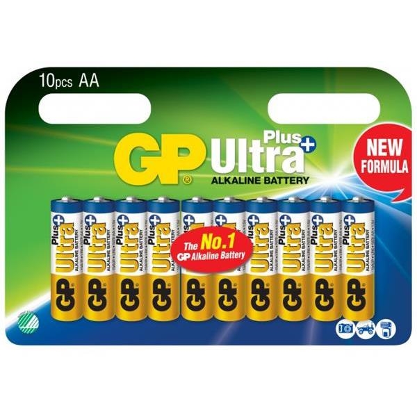 GP Batteries Ultra Plus AA, 10-pack (Bilde 1 av 2)