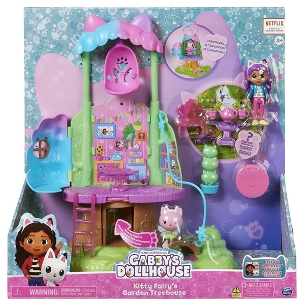 Gabby's Dollhouse Kitty Fairy's Garden Treehouse (Bilde 1 av 8)