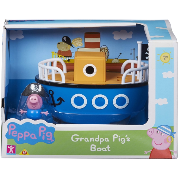 Peppa Gris Morfar Gris Båt (Bilde 3 av 3)