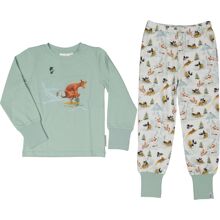 Pyjamas Mamma Mø & Kråka Hvit/Grønn