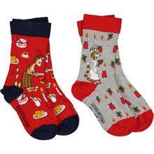 Sokker Pettson & Findus Jul 2-pk