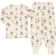 Pyjamas Pippi Langstrømpe Beige 98-104 cl