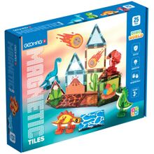 Geomag magnetiske fliser Dino World