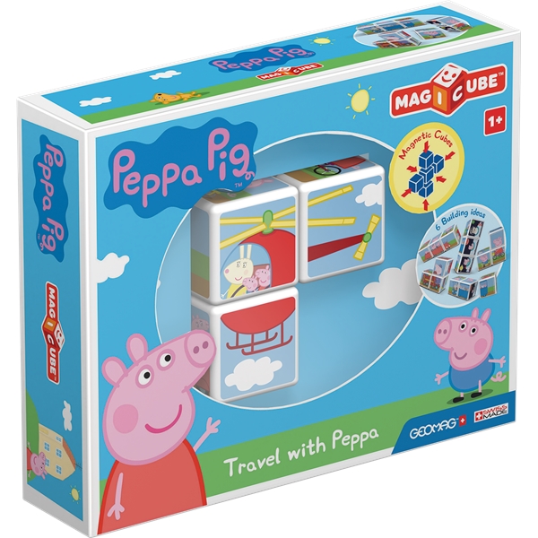 Geomag Magicube Reis Med Peppa Gris (Bilde 1 av 7)