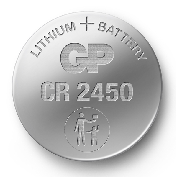 GP Batteries CR2450, 3V, 2-pack (Bilde 2 av 2)