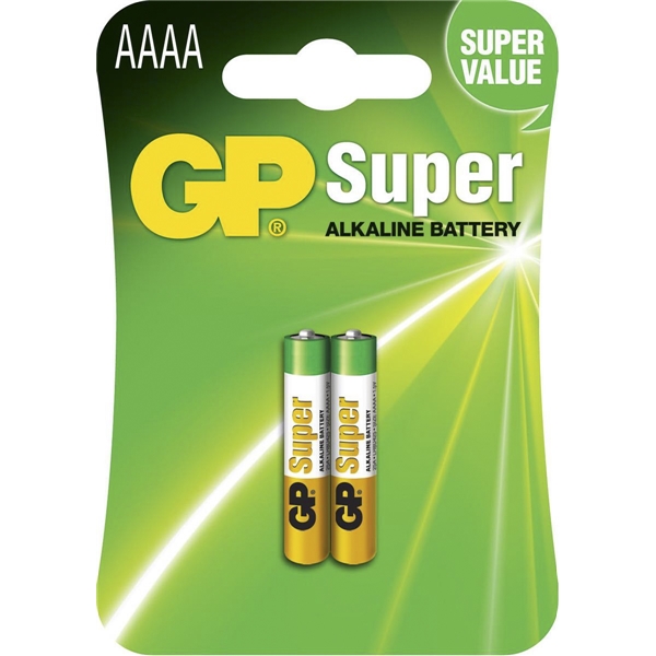 GP Alkaline Batteri AAAA, 2-pakning (Bilde 1 av 2)