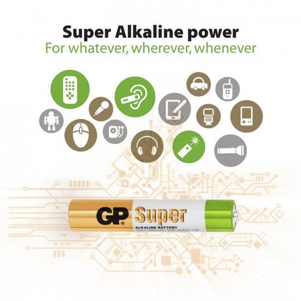 GP Alkaline Batteri AAAA, 2-pakning (Bilde 2 av 2)