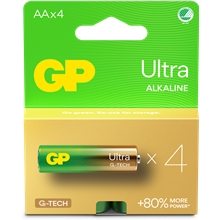 GP-batterier AA, 1,5V, 4-pakning