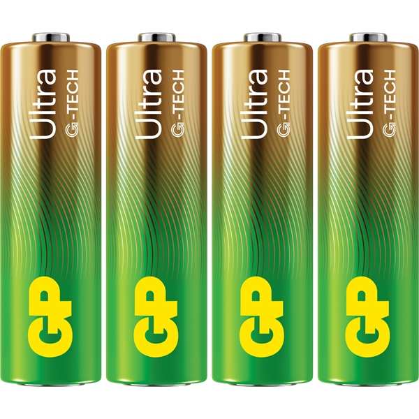 GP-batterier AA, 1,5V, 4-pakning (Bilde 2 av 2)