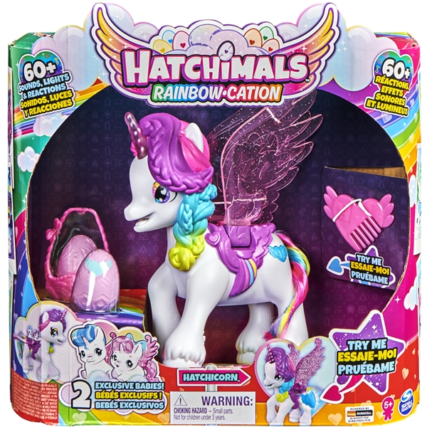 Hatchimals Hatchicorn m. flagrende vinger (Bilde 1 av 6)