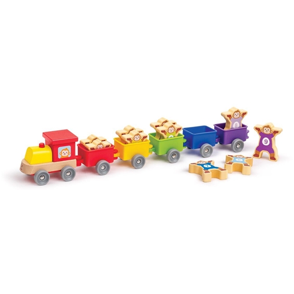 Hape Monkey Number Train (Bilde 1 av 5)