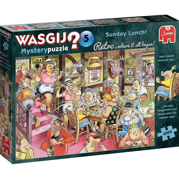 Wasgij Retro Mystery 5 Sunday Lunch! (Bilde 1 av 2)