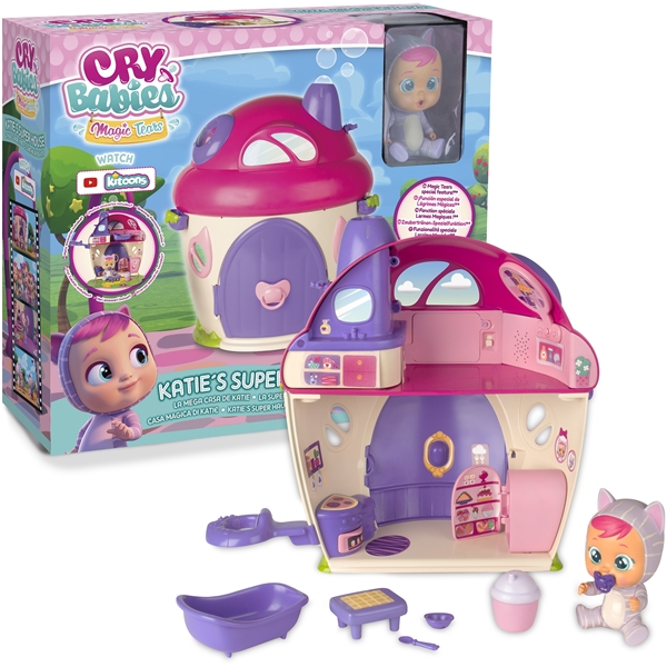 Cry Babies Magic Tears Katie’s Super House Playset (Bilde 2 av 5)