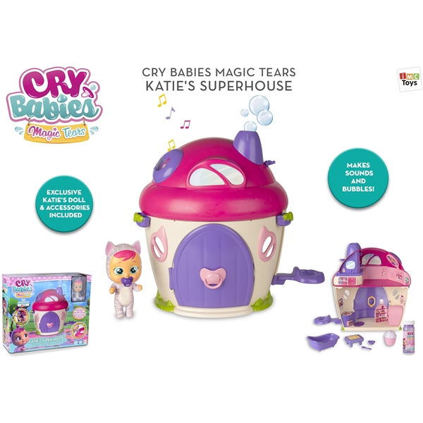 Cry Babies Magic Tears Katie’s Super House Playset (Bilde 5 av 5)