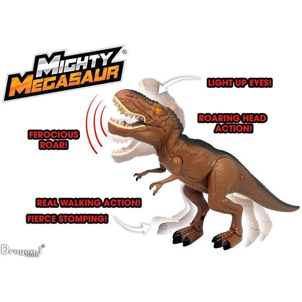 Dragon-I Mighty Megasaur 30 CM Walking T Rex (Bilde 2 av 3)