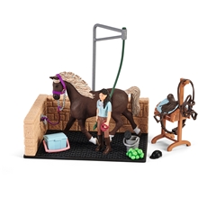 1 set - Schleich 42438 Washing area Emily & Luna