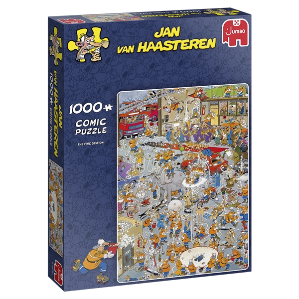 Puslespill 1000 Deler Fire Station Jan Haasteren