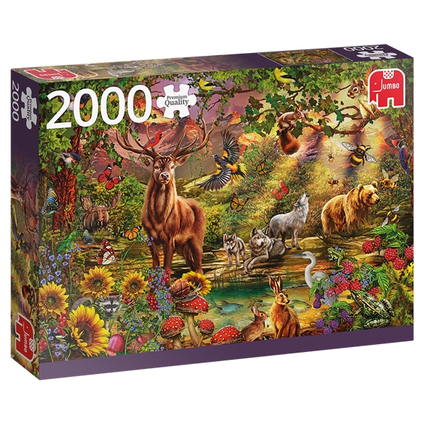 Puslespill 2000 Deler Magic Forest